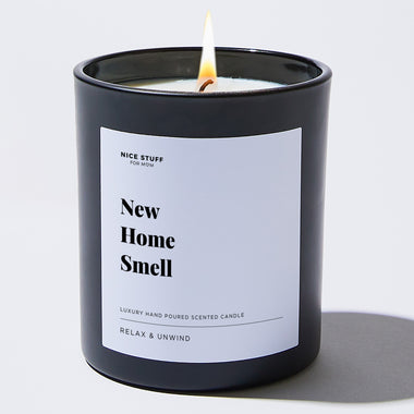 New Home Smell - Large Black Luxury Candle 62 Hours