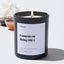Congrats on Being Old :) - Large Black Luxury Candle 62 Hours