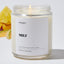 Milf - Luxury Candle Jar 35 Hours