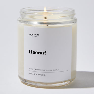 Hooray! - Luxury Candle Jar 35 Hours