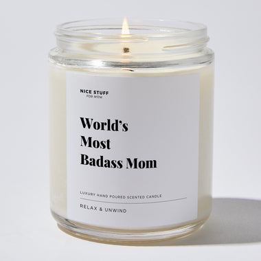World’s Most Badass Mom - For Mom Luxury Candle