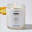 Don't blame yourself. Let me do it - Aries Zodiac Luxury Candle Jar 35 Hours