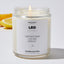 I don't need therapy I just need astrology - Leo Zodiac Luxury Candle Jar 35 Hours
