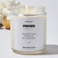 Always here to listen then tell you why you are wrong - Pisces Zodiac Luxury Candle Jar 35 Hours