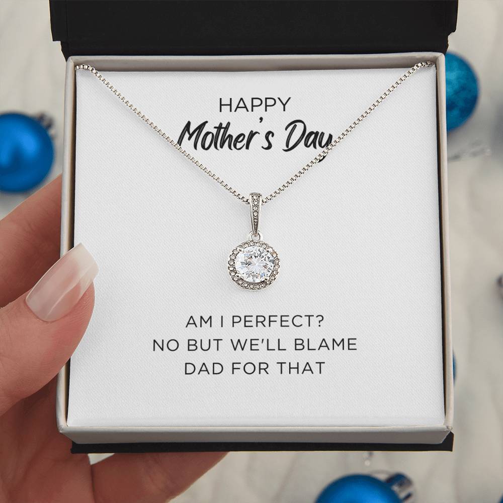 Endless Love Pendant Necklace - Am I Perfect? No But We'll Blame Dad for That
