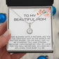 Endless Love Pendant Necklace - Being Blessed With a Mother Like You is The Greatest Gift in the World