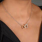 Interlocking Hearts Necklace - The Love Between Mother and Daughter is Forever