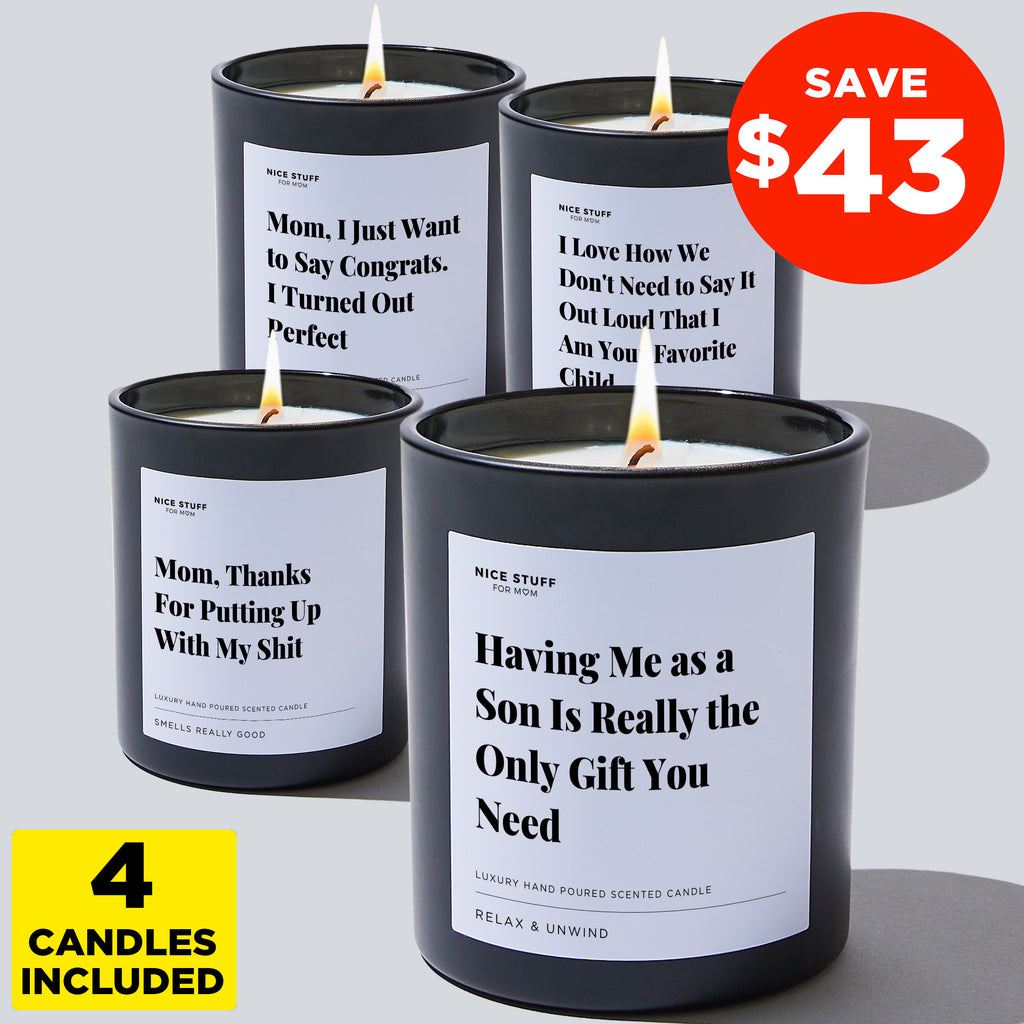 Candles - Having Me as a Daughter Is Really the Only Gift You Need - For  Mom Luxury Scented Candle - Soy Wax Blend - Nice Stuff For Mom
