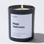 Happy Anniversary - Large Black Luxury Candle 62 Hours