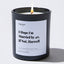 I Hope I'm Married by 40, if Not, Hoewell - Large Black Luxury Candle 62 Hours