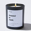 Promoted to Auntie - Large Black Luxury Candle 62 Hours