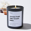 Awesome People Make Awesome Babies - Large Black Luxury Candle 62 Hours