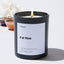Cat Mom - Large Black Luxury Candle 62 Hours