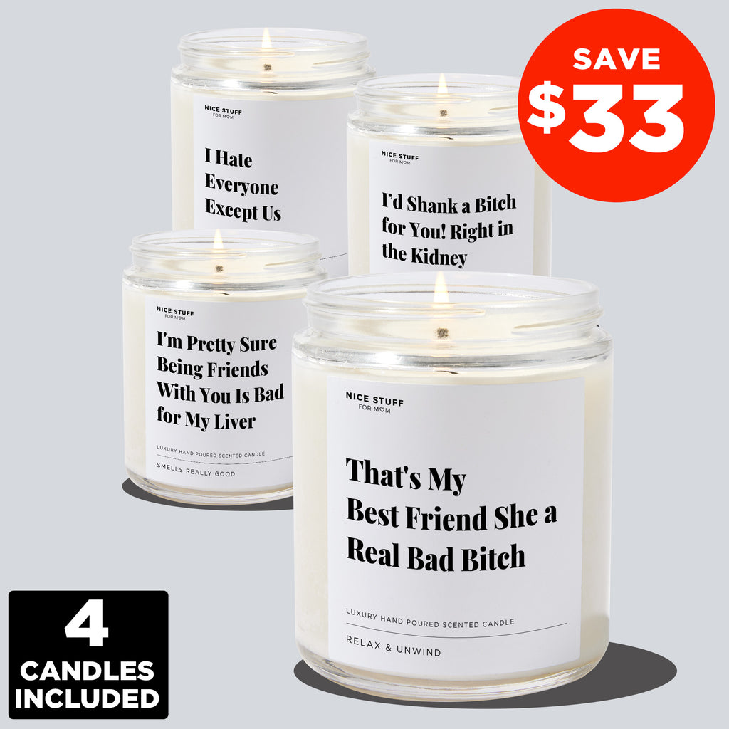 Treat Your Bestie Bundle (4 Candles)