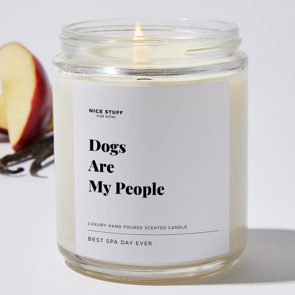 Dogs are my People - Luxury Candle Jar 35 Hours
