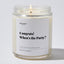 Congrats! When's the Party? - Luxury Candle Jar 35 Hours