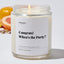 Congrats! When's the Party? - Luxury Candle Jar 35 Hours