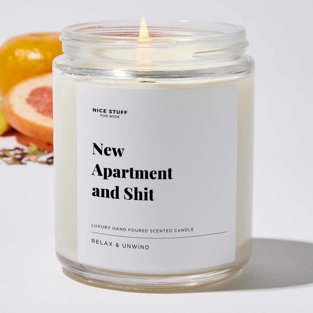 New Apartment and Shit - Luxury Candle Jar 35 Hours