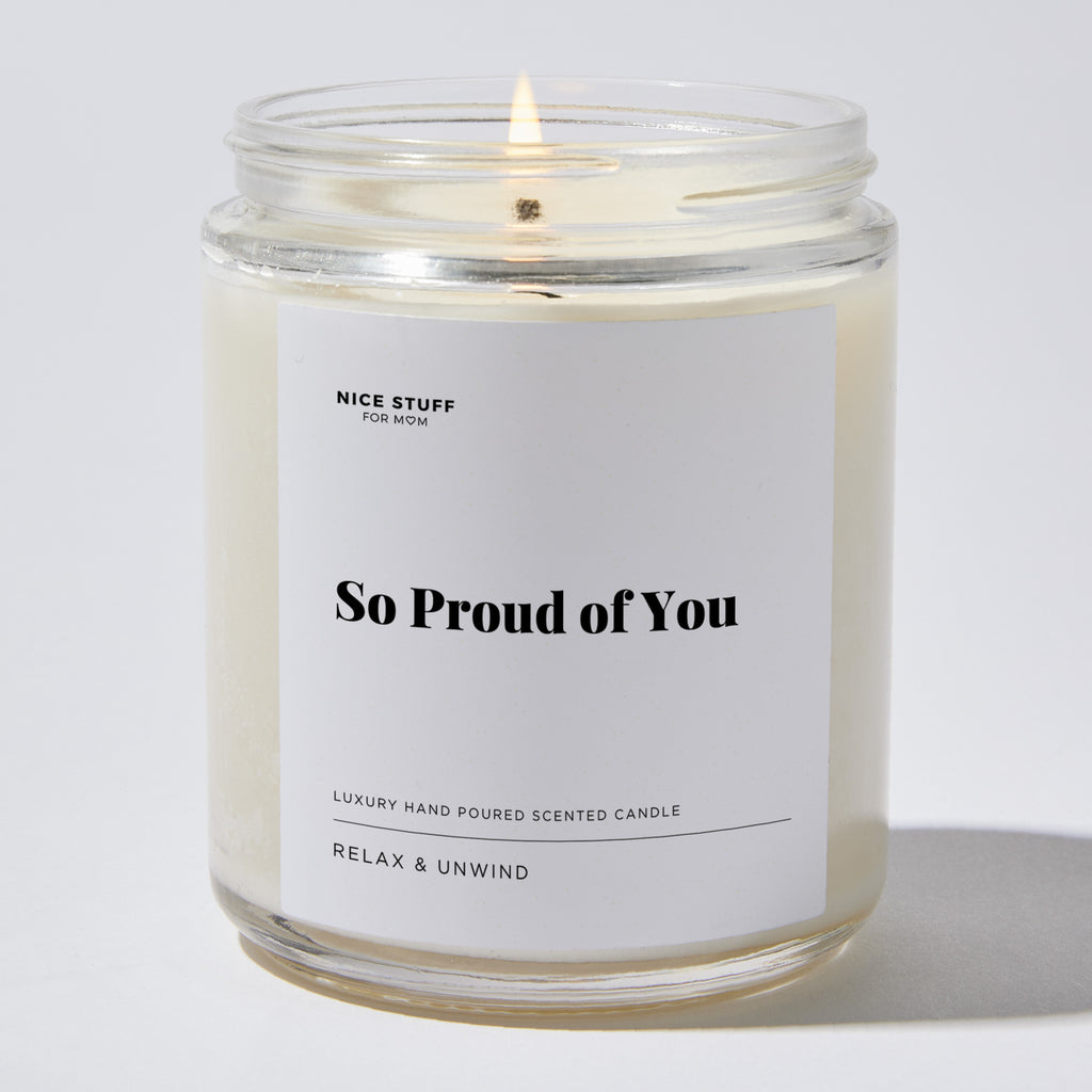 So Proud of You - Luxury Candle Jar 35 Hours