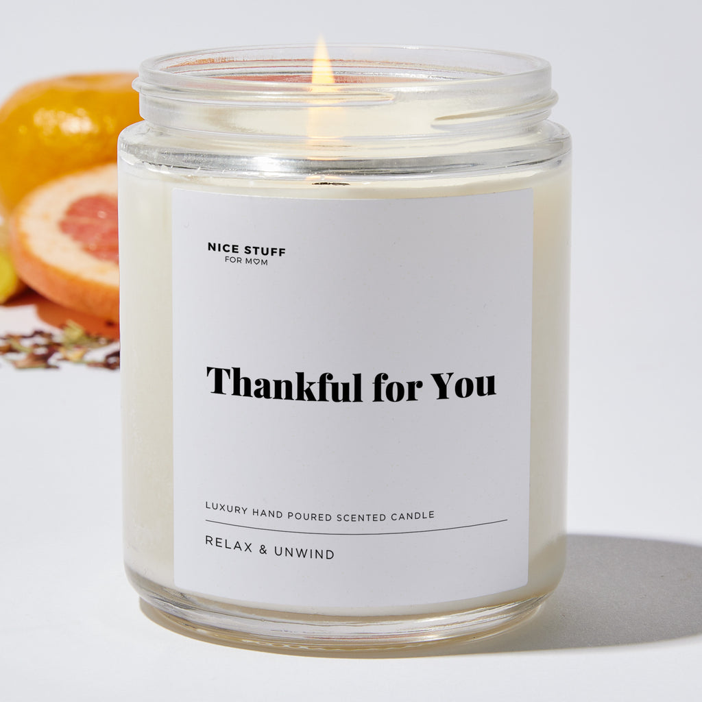 Thankful for You - Luxury Candle Jar 35 Hours