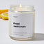 Happy Anniversary - Luxury Candle Jar 35 Hours