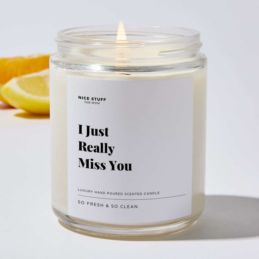 I Just Really Miss You - Luxury Candle Jar 35 Hours