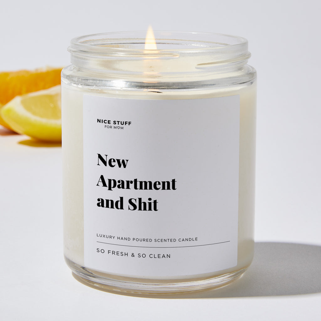 New Apartment and Shit - Luxury Candle Jar 35 Hours