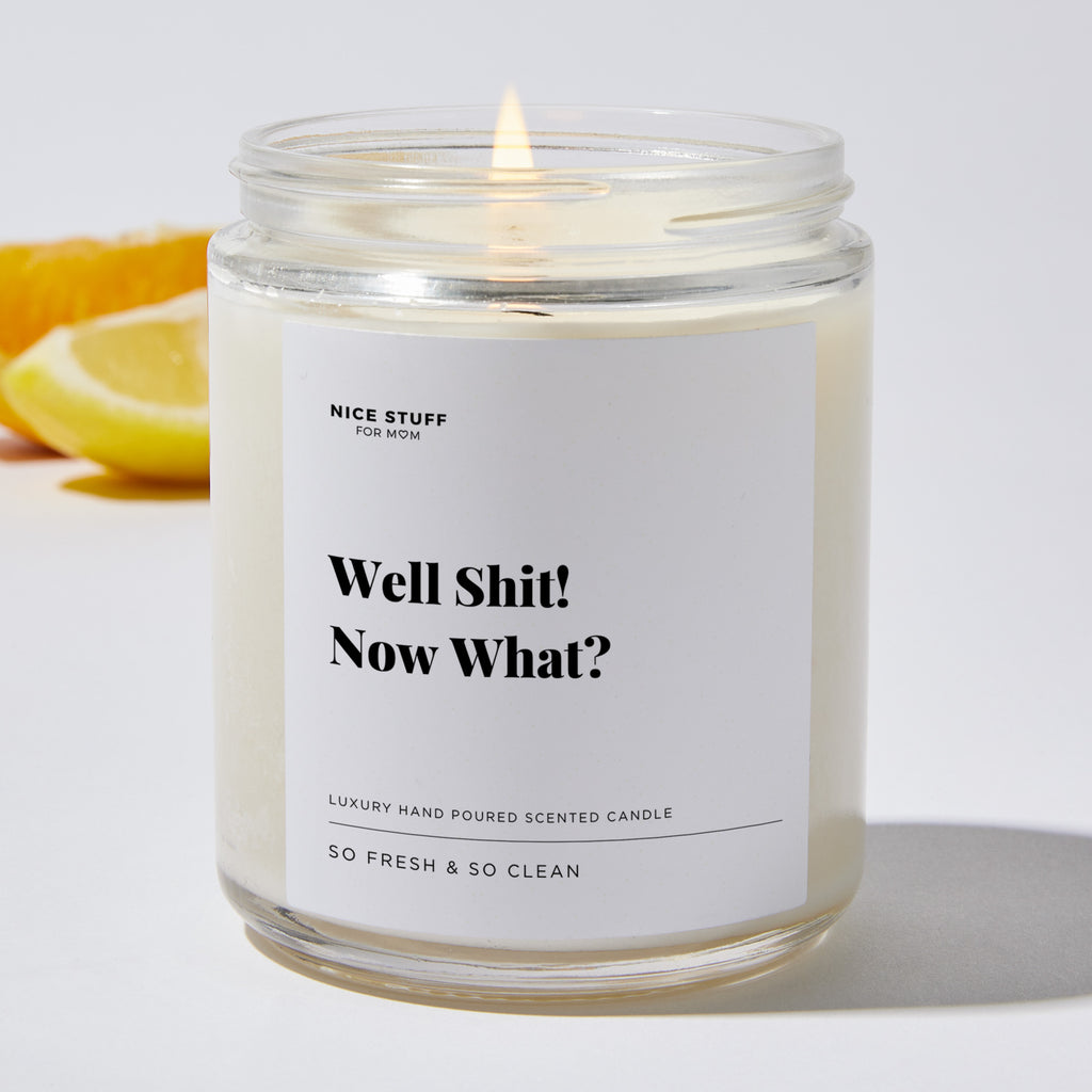 Well Shit! Now What? - Luxury Candle Jar 35 Hours