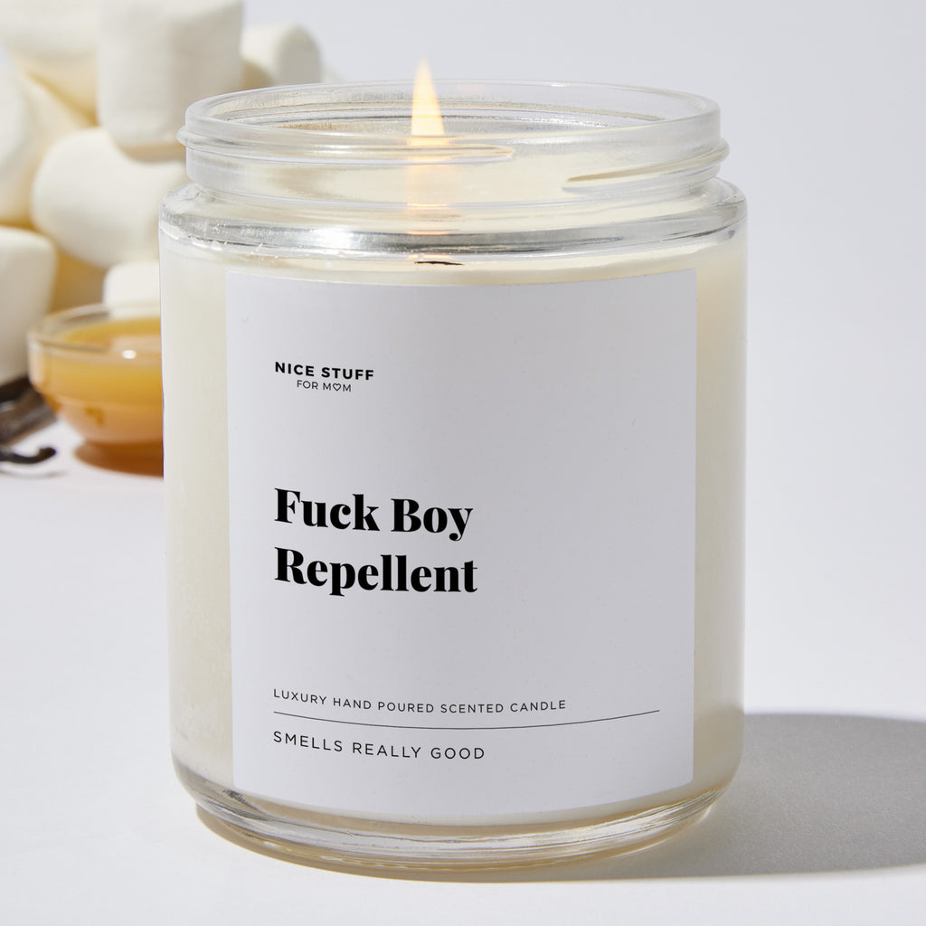 Fuck Boy Repellent - Luxury Candle Jar 35 Hours