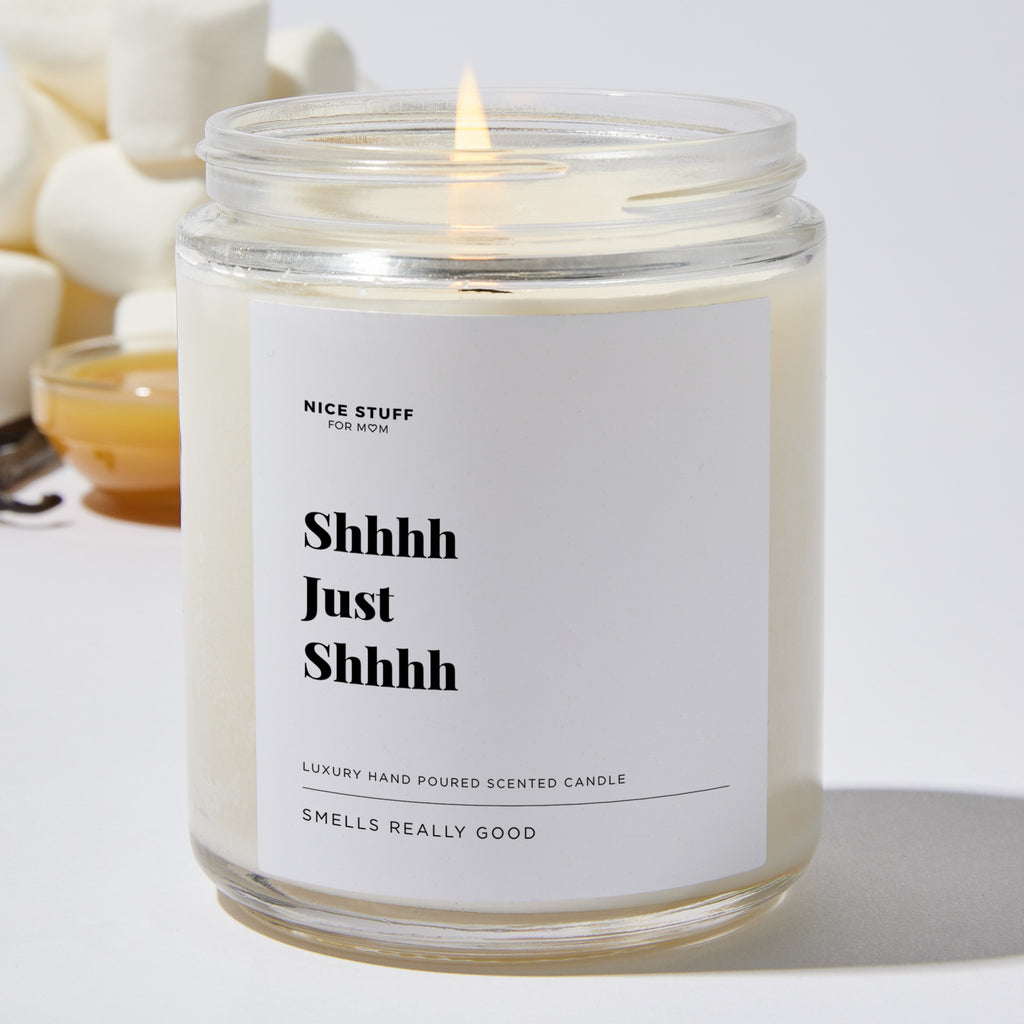 Shhhh Just Shhhh - Luxury Candle Jar 35 Hours