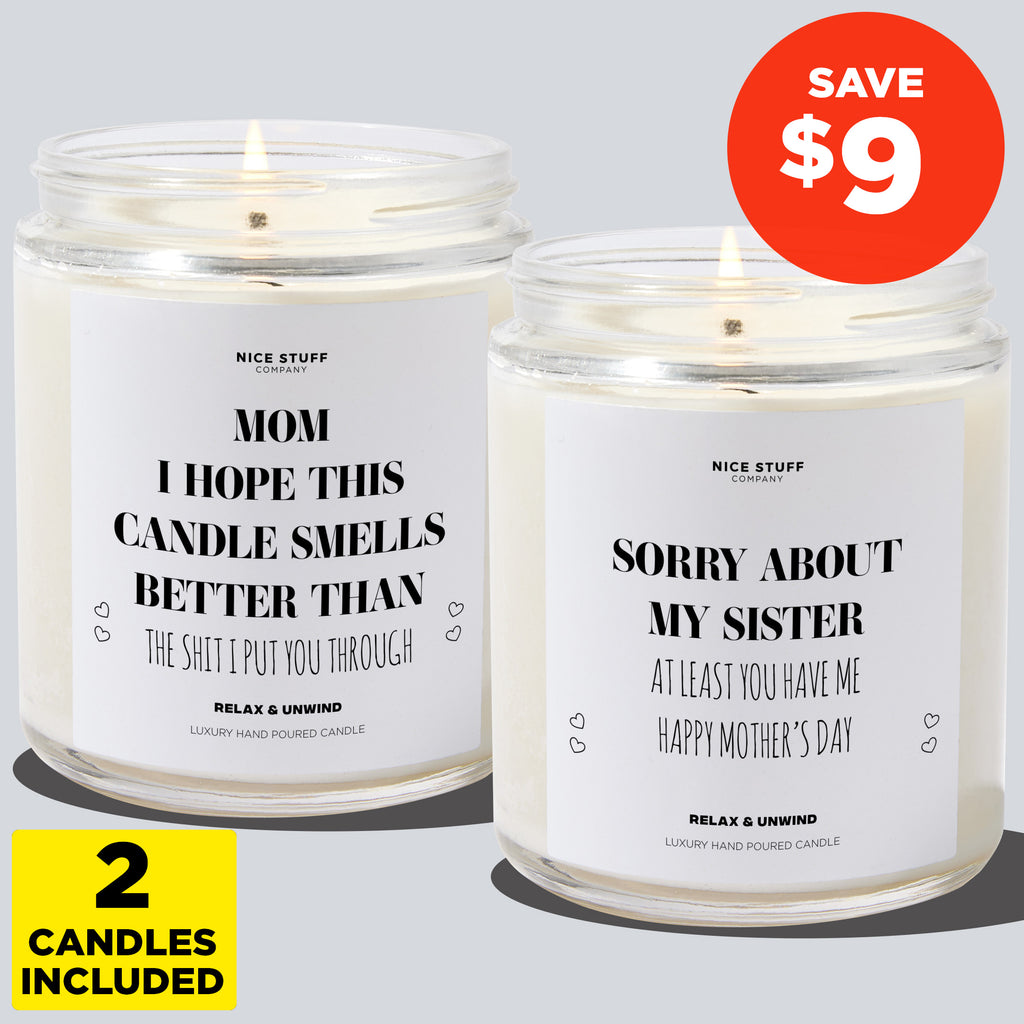 Mom - Happy Mother's Day Candles