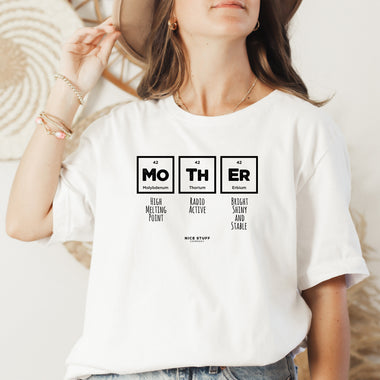 Mo Molybdenum High Melting Point Th Thorium Radioactive Er Erbium Bright Shiny and Stable - Mom T-Shirt for Women