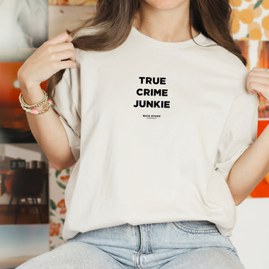 True Crime Junkie - Mom T-Shirt for Women
