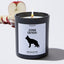 German Shepherd - Pets Black Luxury Candle 62 Hours