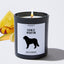 Bernese Mountain - Pets Black Luxury Candle 62 Hours