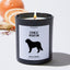 Bernese Mountain - Pets Black Luxury Candle 62 Hours