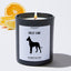 Great Dane - Pets Black Luxury Candle 62 Hours