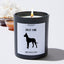 Great Dane - Pets Black Luxury Candle 62 Hours