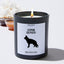 German Shepherd - Pets Black Luxury Candle 62 Hours