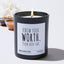 Know Your Worth. Then Add Tax - Funny Black Luxury Candle 62 Hours