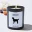 Labradoodle - Pets Black Luxury Candle 62 Hours