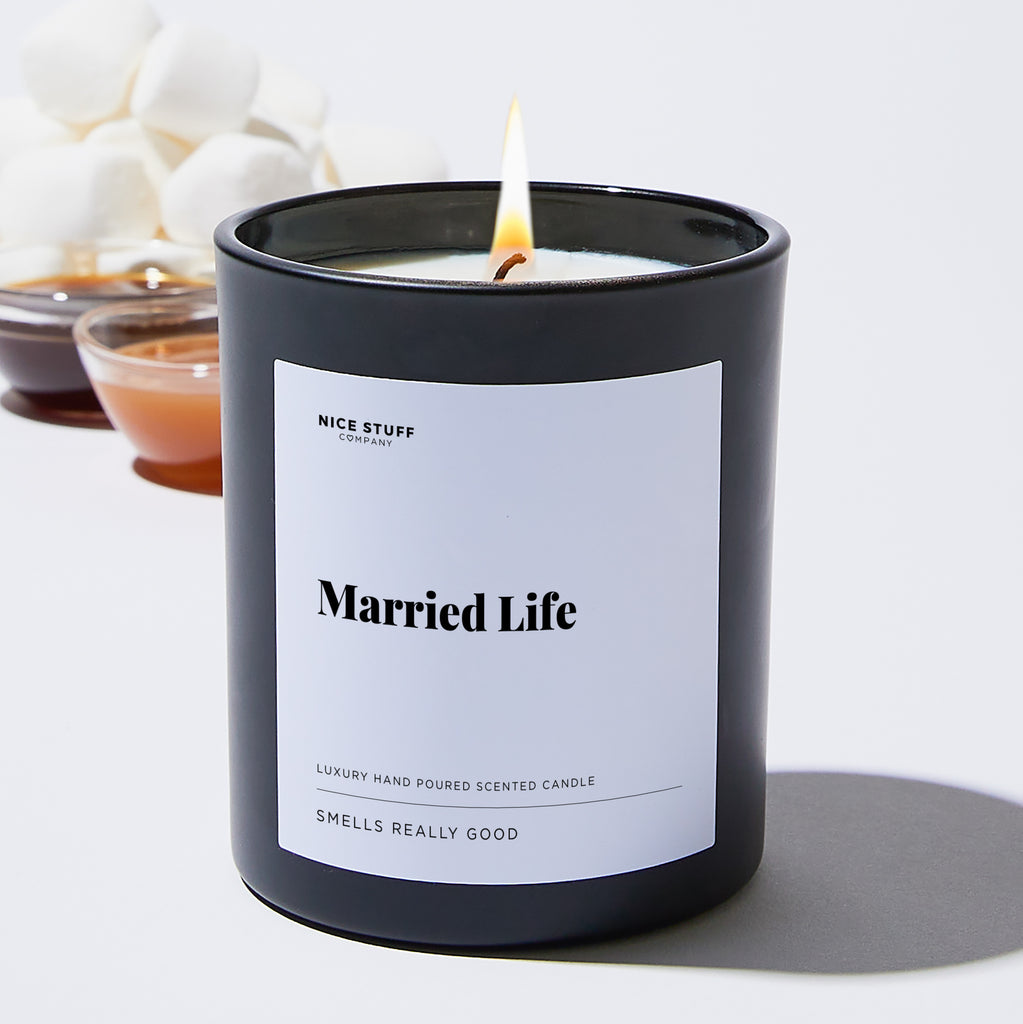 Married Life - Wedding & Bridal Shower Luxury Candle