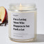 I'm a Loving Mom Who Happens To Say Fuck A Lot - For Mom Luxury Candle