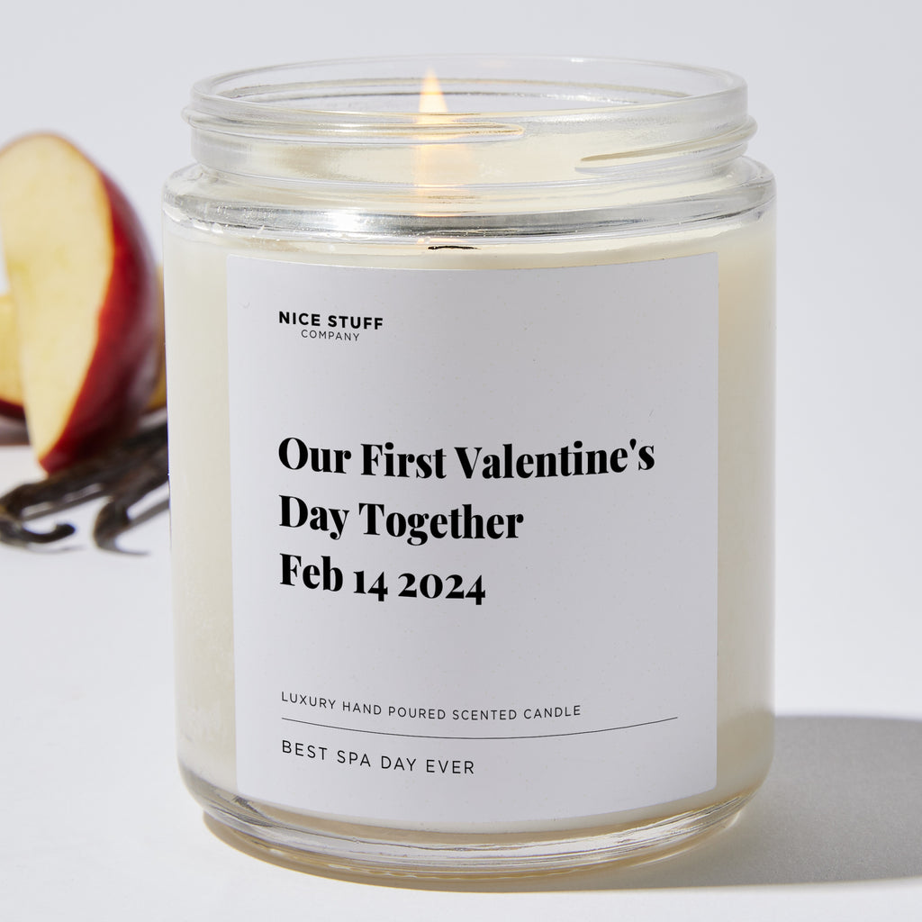 Our First Valentine's Day Together Feb 14 2024 - Valentines Luxury Candle