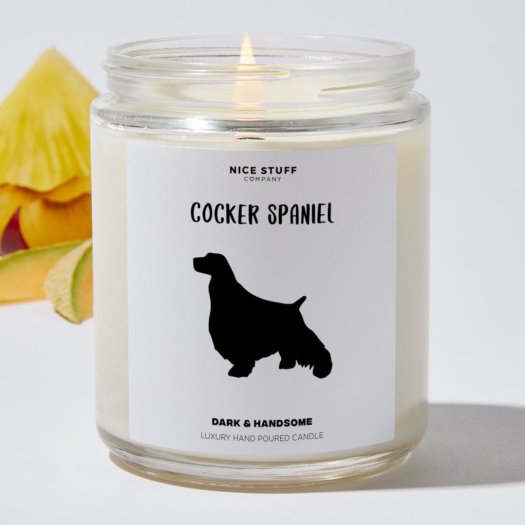 Cocker Spaniel - Pets Luxury Candle Jar 35 Hours