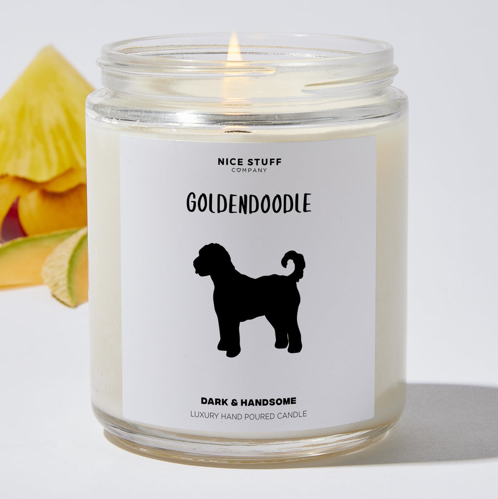 Goldendoodle - Pets Luxury Candle Jar 35 Hours