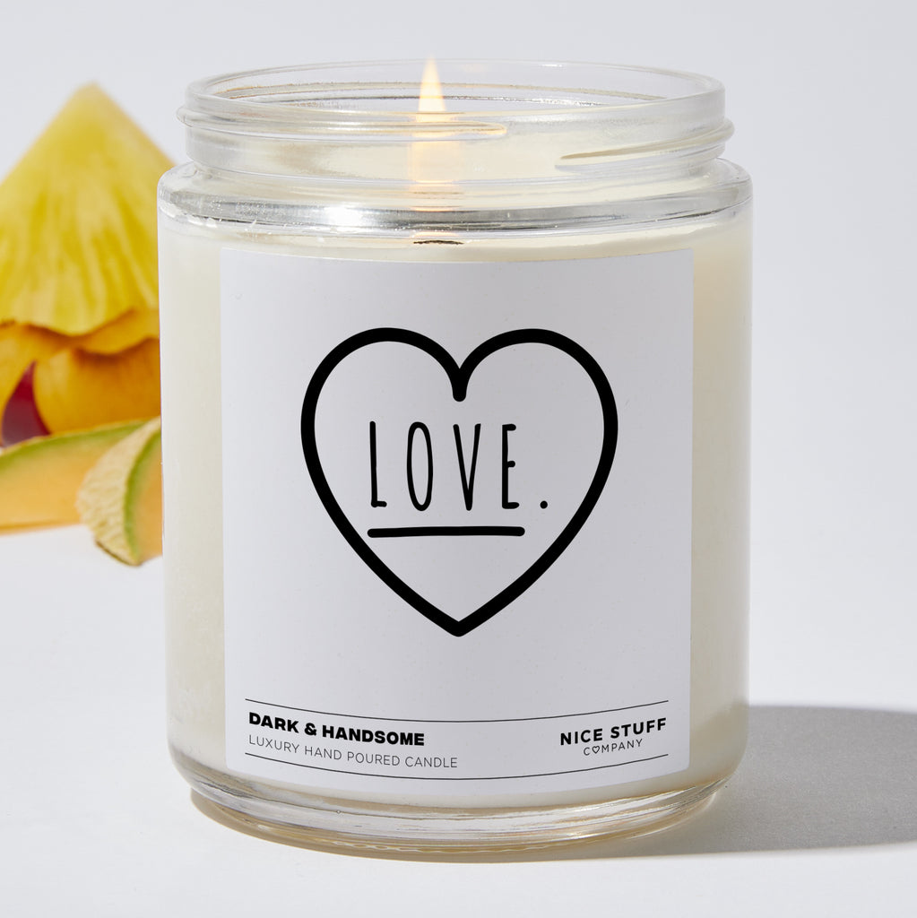 Love - Funny Luxury Candle Jar 35 Hours