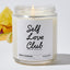 Self Love Club  - Funny Luxury Candle Jar 35 Hours