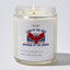 Land of the Free Because of the Brave - Luxury Candle Jar 35 Hours