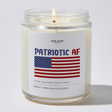 Patriotic AF - Luxury Candle Jar 35 Hours